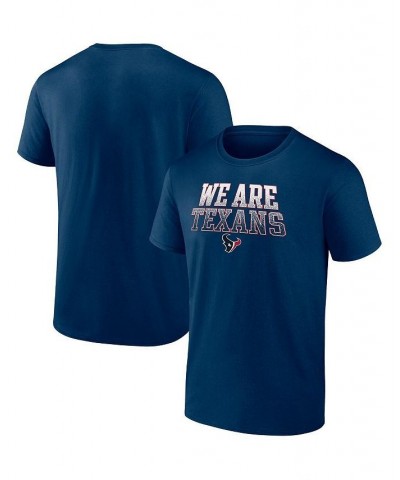 Men's Branded Navy Houston Texans We Are Texans Heavy Hitter T-shirt $18.89 T-Shirts