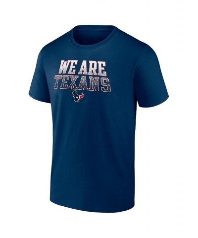 Men's Branded Navy Houston Texans We Are Texans Heavy Hitter T-shirt $18.89 T-Shirts