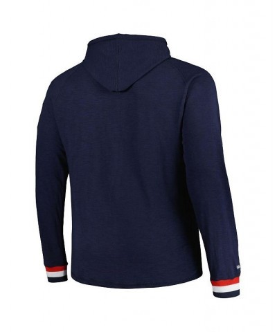 Men's Navy New York Rangers Big and Tall Legendary Raglan Pullover Hoodie $47.52 Sweatshirt