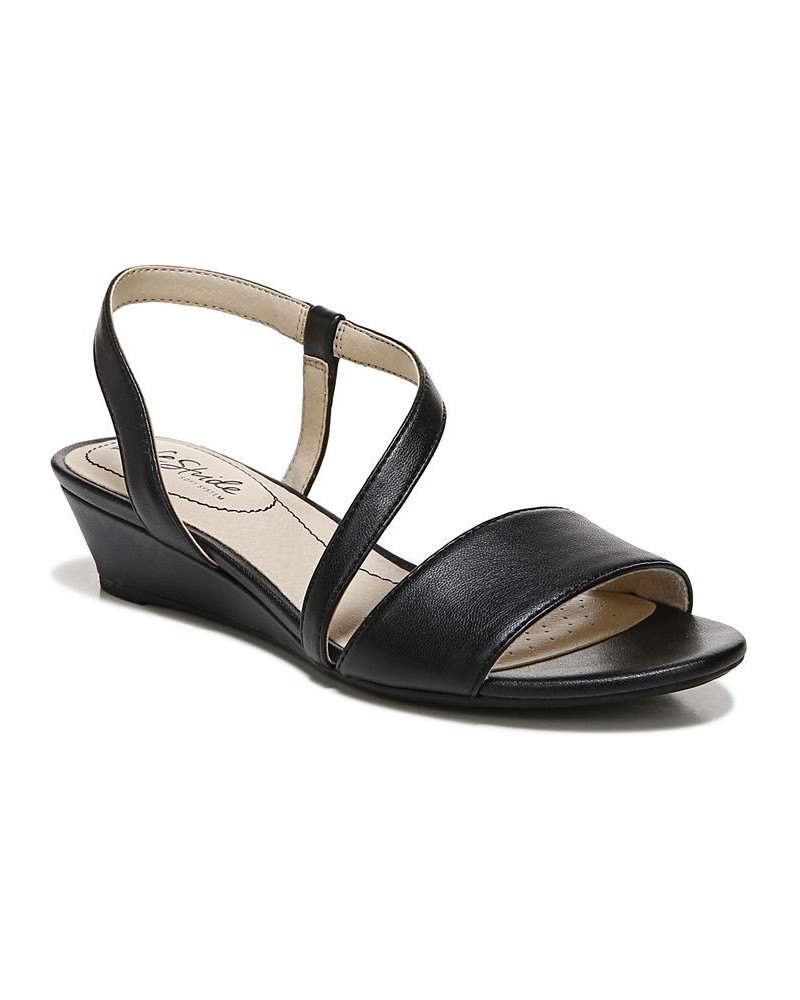 Yasmine Strappy Wedge Sandals PD02 $43.99 Shoes