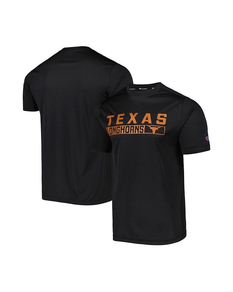 Men's Black Texas Longhorns Impact Knockout T-shirt $20.29 T-Shirts