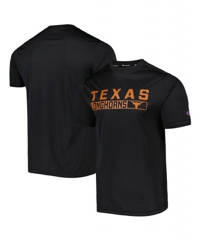 Men's Black Texas Longhorns Impact Knockout T-shirt $20.29 T-Shirts