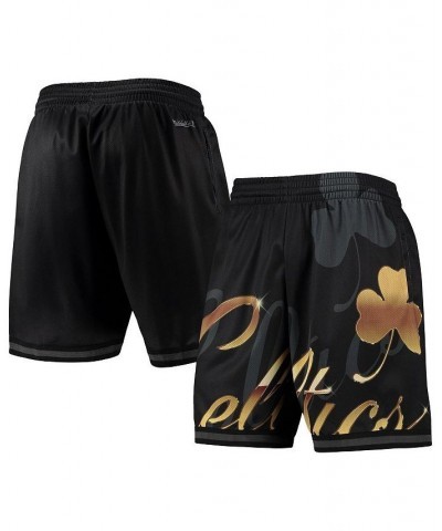 Men's Black Boston Celtics Big Face 4.0 Fashion Shorts $35.70 Shorts