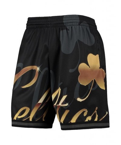 Men's Black Boston Celtics Big Face 4.0 Fashion Shorts $35.70 Shorts