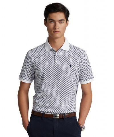 Men's Classic-Fit Soft Cotton Polo Shirt White $43.20 Polo Shirts