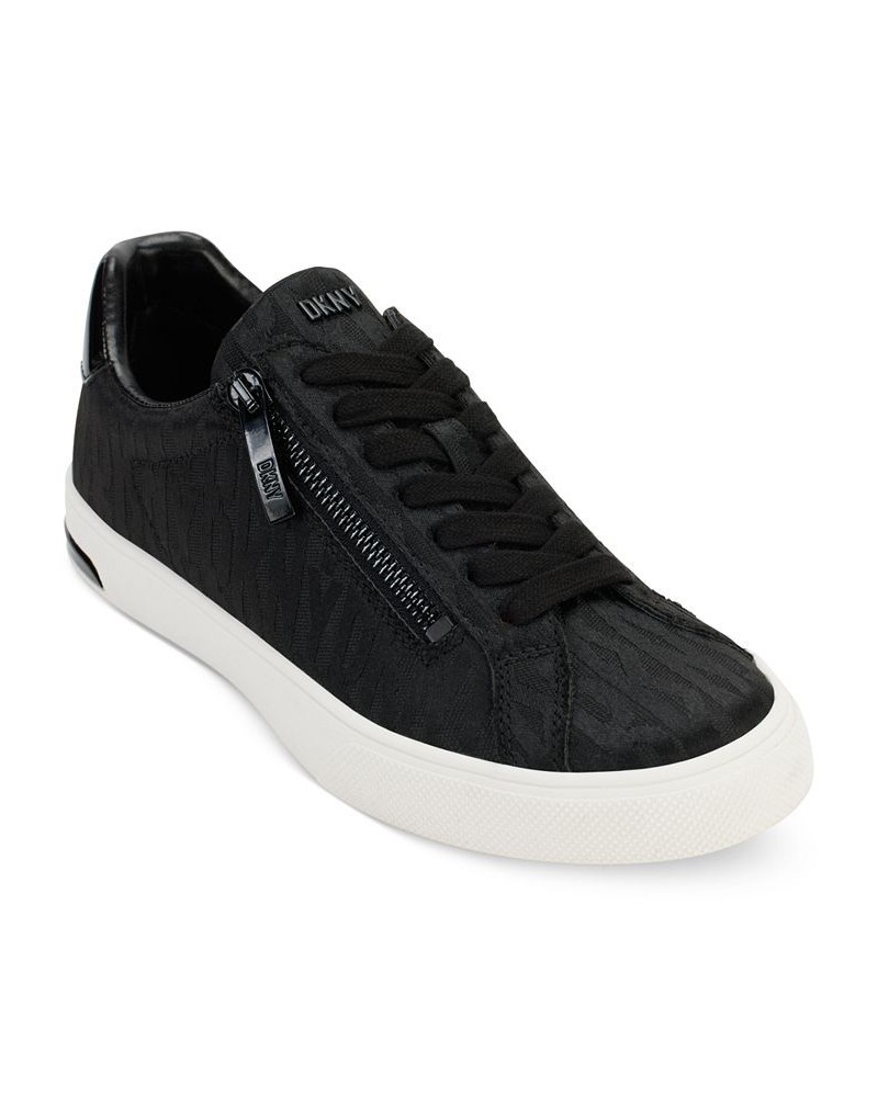 Sarai Lace-Up Zip Low-Top Sneakers Black/ Black $62.55 Shoes