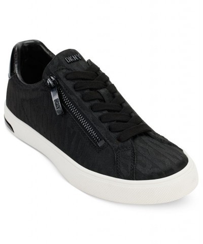 Sarai Lace-Up Zip Low-Top Sneakers Black/ Black $62.55 Shoes