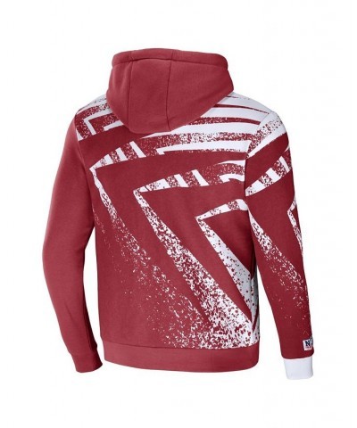 Men's NFL X Staple Cardinal Arizona Cardinals Team Slogan All Over Print Pullover Hoodie $28.70 Sweatshirt