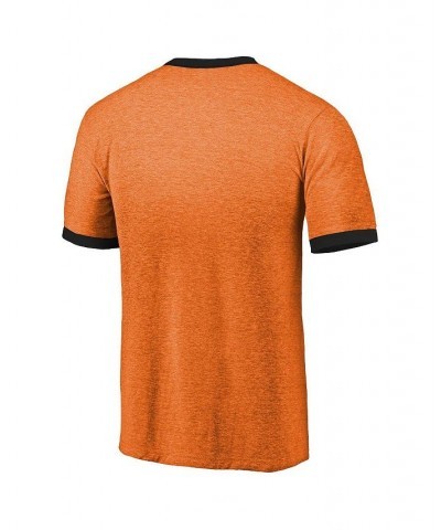 Men's Threads Heathered Orange Philadelphia Flyers Ringer Contrast Tri-Blend T-shirt $23.00 T-Shirts