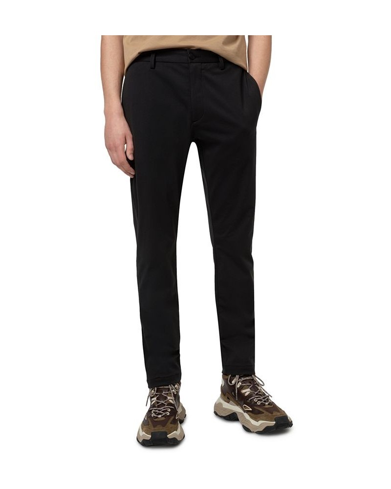 BOSS Men's Slim-Fit Performance Pants Blue $86.48 Suits