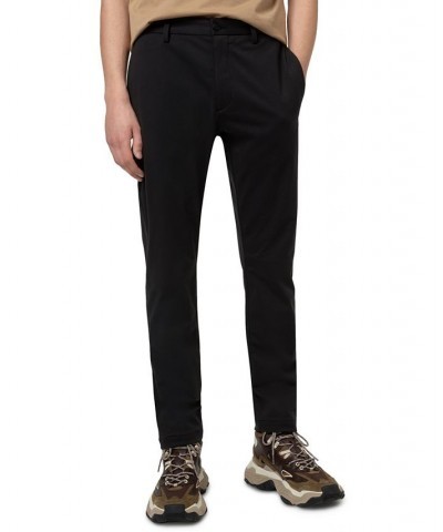 BOSS Men's Slim-Fit Performance Pants Blue $86.48 Suits