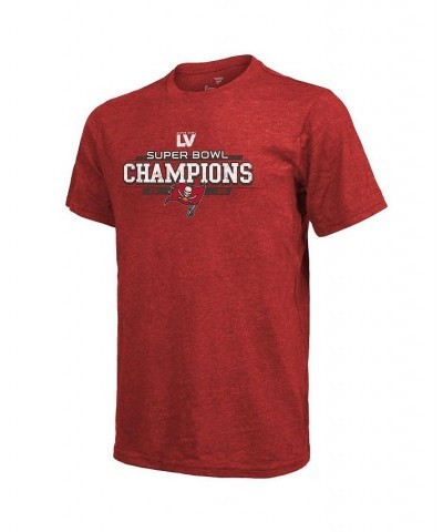 Men's Branded Red Tampa Bay Buccaneers Super Bowl LV Champions Running Back Schedule T-shirt $20.70 T-Shirts