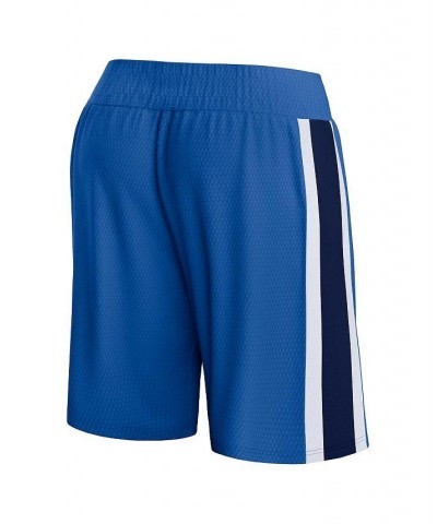 Men's Branded Blue Dallas Mavericks Referee Iconic Mesh Shorts $16.80 Shorts