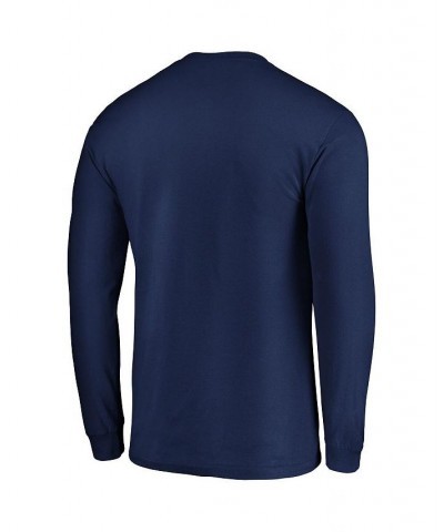 Men's Branded Navy Arizona Wildcats Campus Long Sleeve T-shirt $13.44 T-Shirts