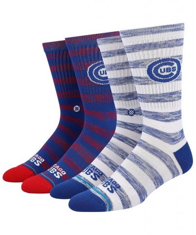 Men's Chicago Cubs 2-Pack Twist Crew Socks Set $20.39 Socks