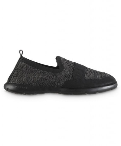 Isotoner Men's Zenz Knit Indoor and Outdoor Slip-On Slipper Black $15.48 Shoes