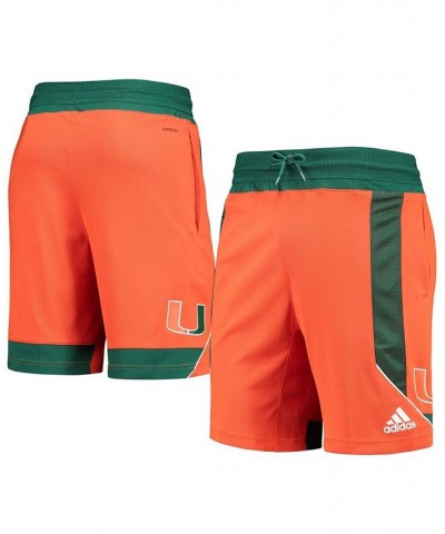 Men's Orange Miami Hurricanes Reverse Retro Basketball Shorts $29.40 Shorts