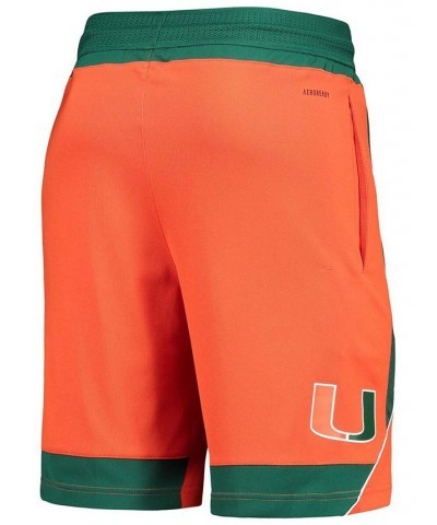 Men's Orange Miami Hurricanes Reverse Retro Basketball Shorts $29.40 Shorts