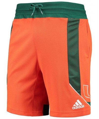 Men's Orange Miami Hurricanes Reverse Retro Basketball Shorts $29.40 Shorts