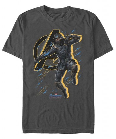 Marvel Men's Avengers Endgame Ronin Splatter Pose Short Sleeve T-Shirt Gray $14.70 T-Shirts