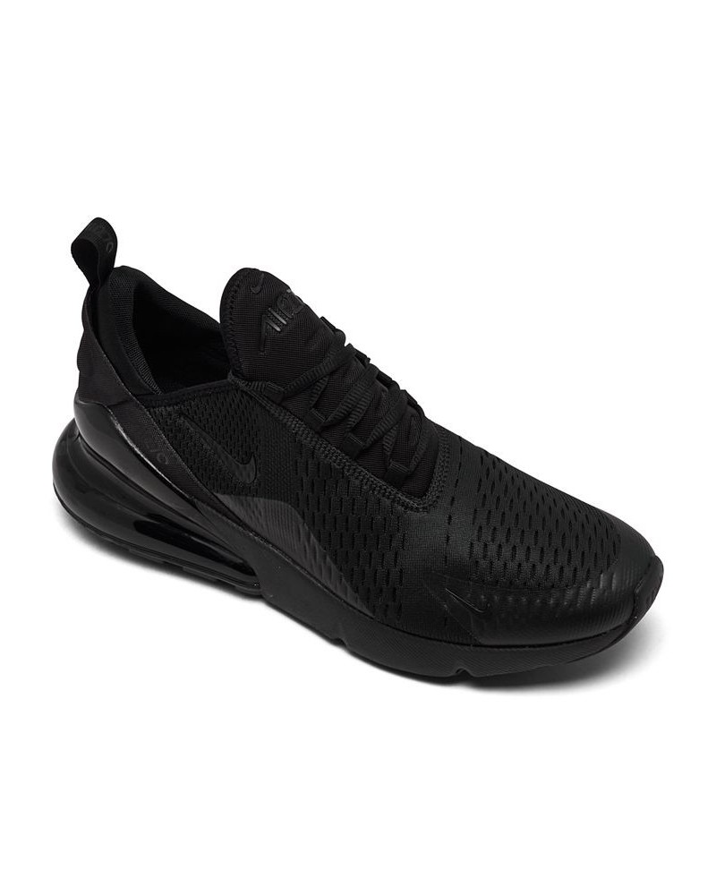 Men's Air Max 270 Casual Sneakers Black $79.90 Shoes