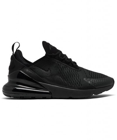 Men's Air Max 270 Casual Sneakers Black $79.90 Shoes