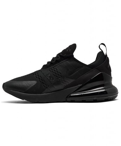 Men's Air Max 270 Casual Sneakers Black $79.90 Shoes